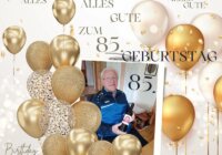 85. Geburtstag von Herrn S